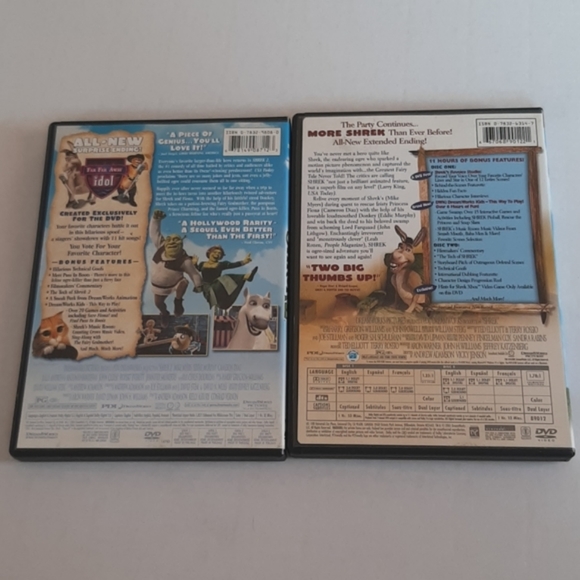 Shrek, Shrek 2, Shrek the Third & Shrek Forever After Widescreen DVD Bundle - Picture 4 of 13